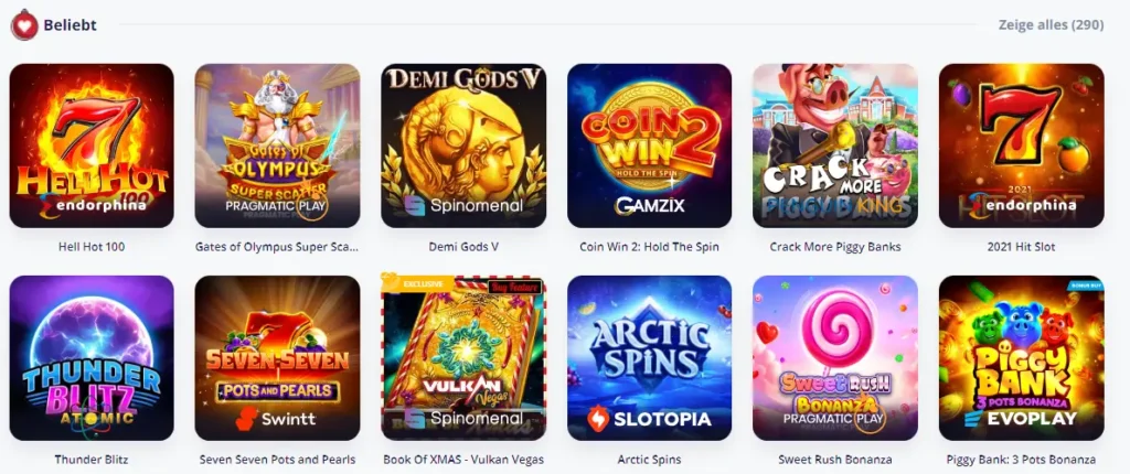 Online-Slots und Spielautomaten Übersicht