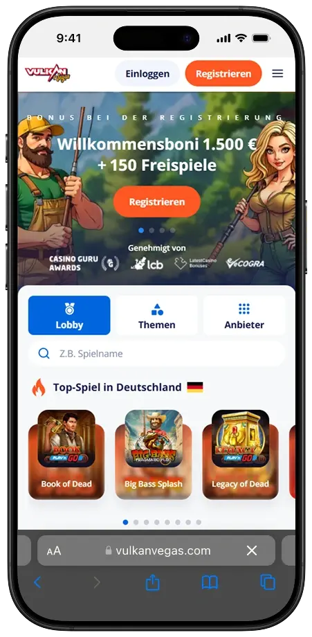Casino App für Smartphone und Tablet