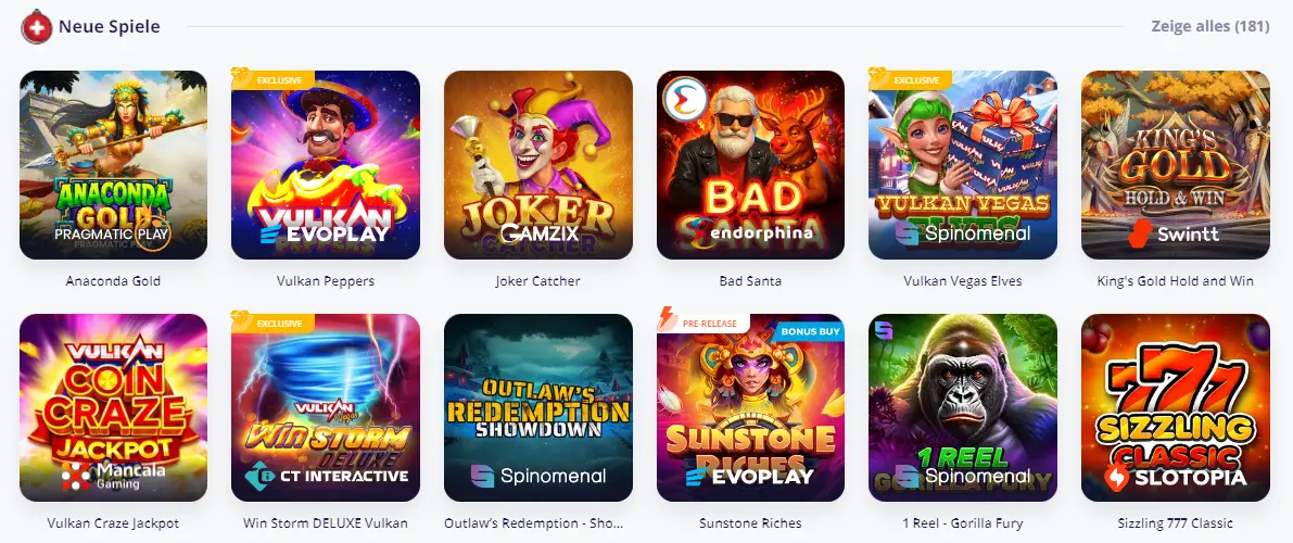 Beliebte Slots und Jackpot-Spiele